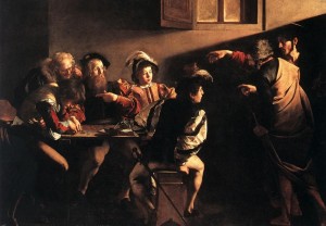 Caravaggio - La vocazione di S. Matteo